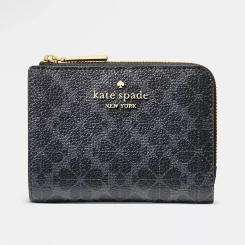 New Kate Spade Spade Flower Small L Zip Wallet